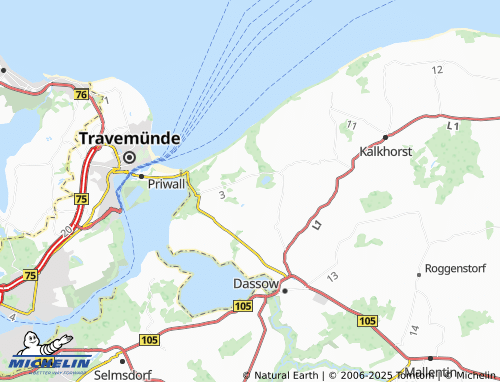 Carte MICHELIN Feldhusen - ViaMichelin