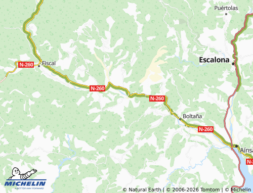 Mapa MICHELIN Jánovas - ViaMichelin