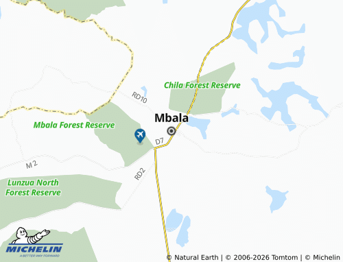 Mappa MICHELIN Mbala - ViaMichelin