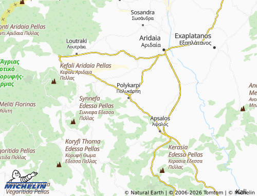 MICHELIN Polykarpi map - ViaMichelin