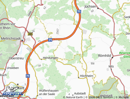 MICHELIN-Landkarte Behrungen - ViaMichelin