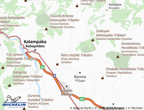 MICHELIN Spathades map - ViaMichelin