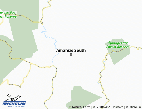 MICHELIN Amansie South map - ViaMichelin