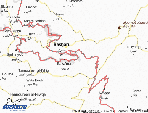 MICHELIN-Landkarte Bashari - ViaMichelin
