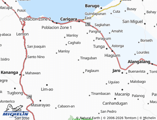 MICHELIN Tinaguban map - ViaMichelin