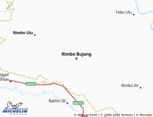 MICHELIN Rimbo Bujang map - ViaMichelin