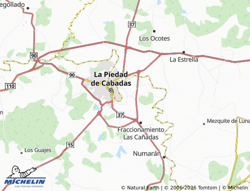 Mapa MICHELIN Guanajuatillo - ViaMichelin