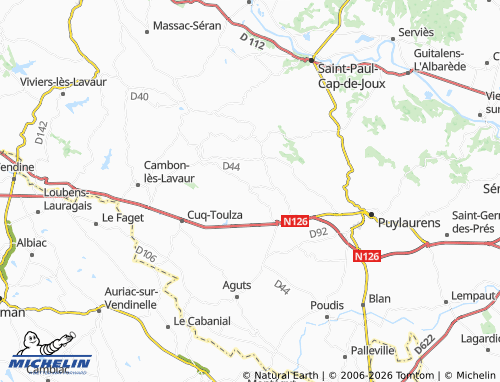 Mapa MICHELIN Lacroisille - ViaMichelin