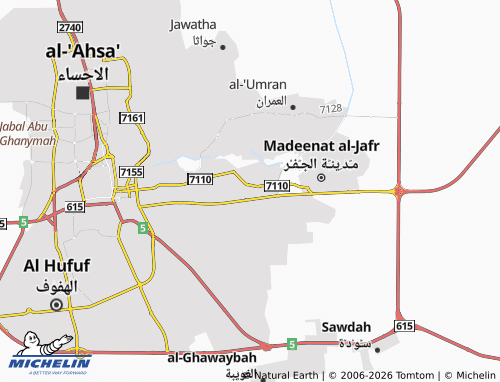 MICHELIN Al Fudul map - ViaMichelin
