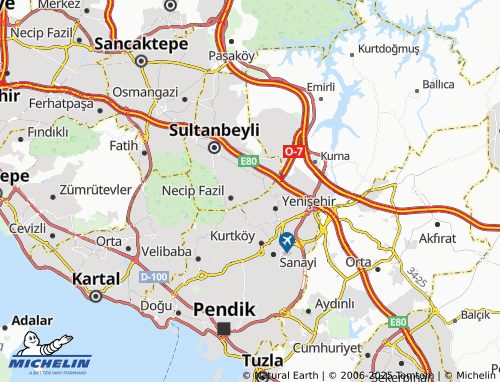 MICHELIN Orhangazi map - ViaMichelin
