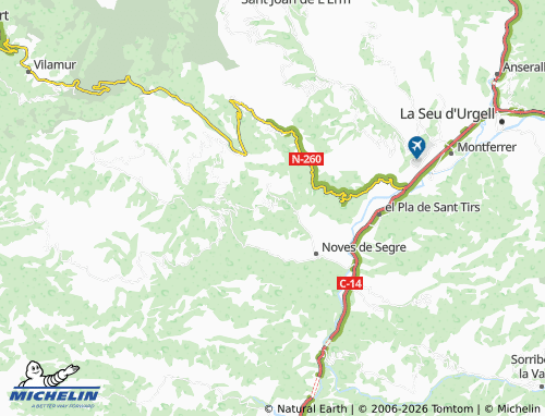 Carte MICHELIN Berén - ViaMichelin