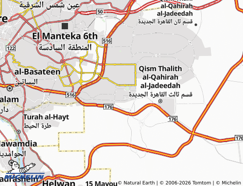 MICHELIN Eskan Mubarak map - ViaMichelin