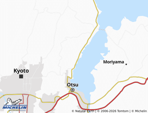 Mappa MICHELIN Sakamoto-Hommachi - ViaMichelin