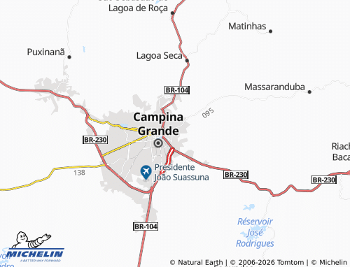 MICHELIN Monte Castelo map - ViaMichelin