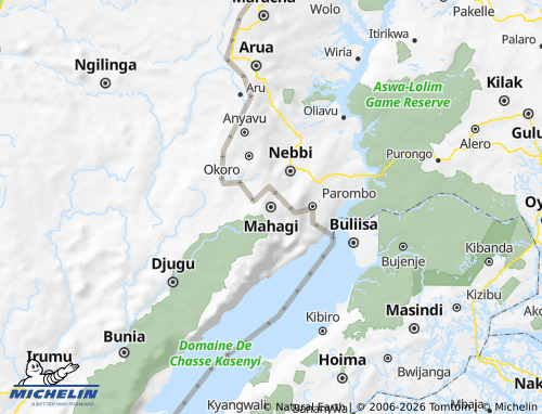 Mapa MICHELIN Mahagi - ViaMichelin