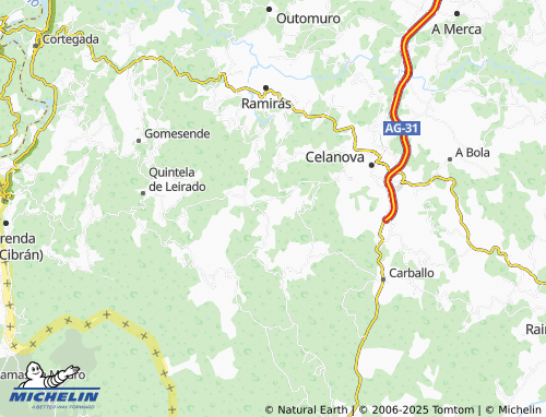 MICHELIN Alcázar de Milmanda (Santa Eufemia) map - ViaMichelin