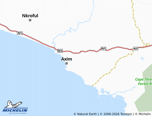 Mapa MICHELIN Nsain - ViaMichelin