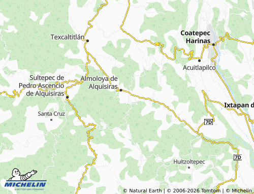 Carte MICHELIN Cuahutenco - ViaMichelin
