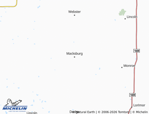 Carte MICHELIN Macksburg - ViaMichelin