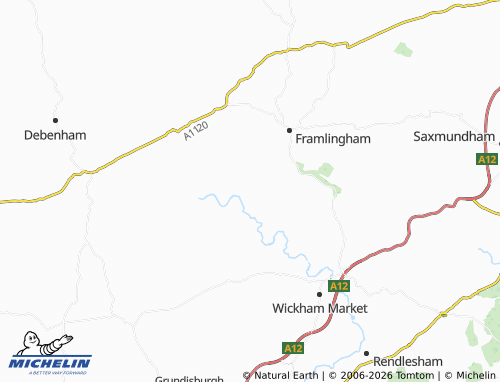 Carte MICHELIN Kettleburgh - ViaMichelin