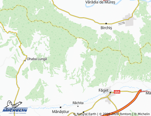 Carte MICHELIN Bunea Mare - ViaMichelin