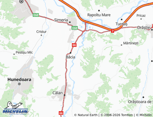 MICHELIN Petreni map - ViaMichelin