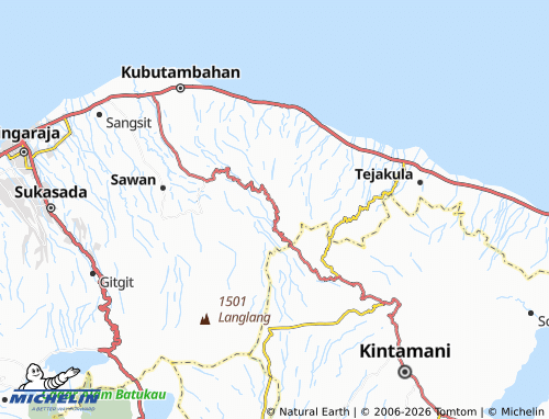 Mapa MICHELIN Tajun - ViaMichelin