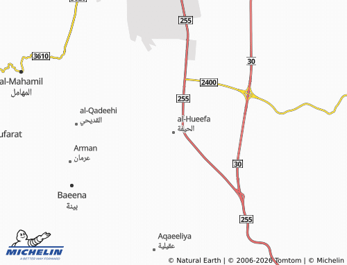 Carte MICHELIN al-Hueefa - ViaMichelin