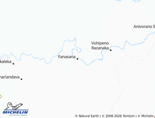 Mappa MICHELIN Fanasana - ViaMichelin