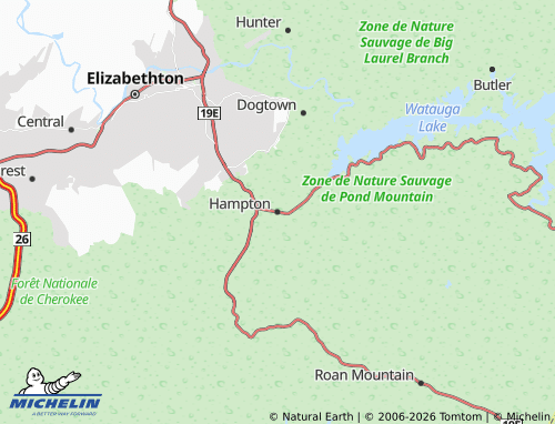 Mappa MICHELIN Hampton - ViaMichelin