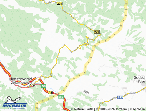 Mapa MICHELIN Protopopinci - ViaMichelin