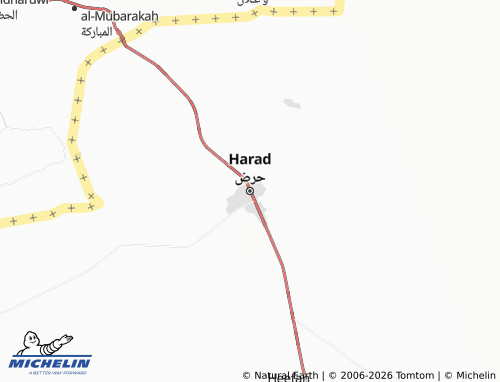 Mappa MICHELIN Harad - ViaMichelin