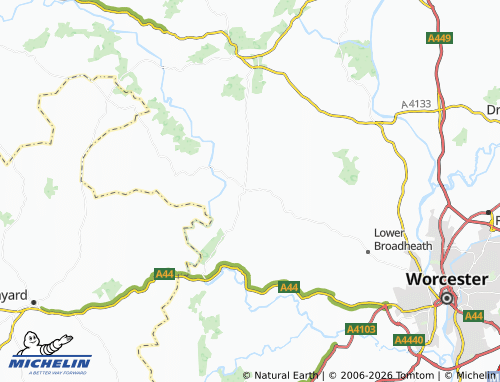 Carte MICHELIN Martley - ViaMichelin