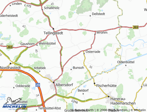 MICHELIN-Landkarte Jützbüttel - ViaMichelin