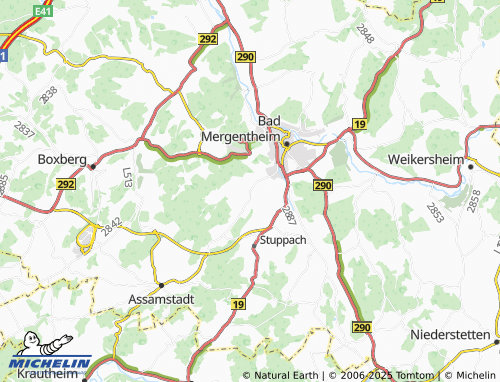 MICHELIN Althausen map - ViaMichelin