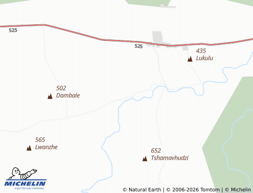 Carte MICHELIN Mushithe - ViaMichelin