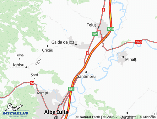 MICHELIN Oiejdea map - ViaMichelin