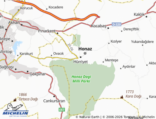 Mappa MICHELIN Hisar - ViaMichelin