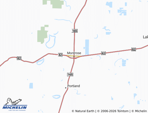 Carte MICHELIN Montrose - ViaMichelin