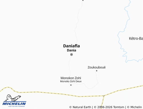 MICHELIN-Landkarte Dania - ViaMichelin
