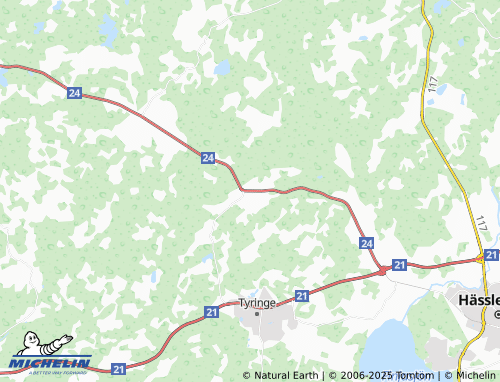 MICHELIN Hörja map - ViaMichelin