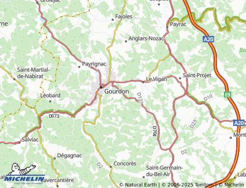 Carte MICHELIN Lascombe - ViaMichelin