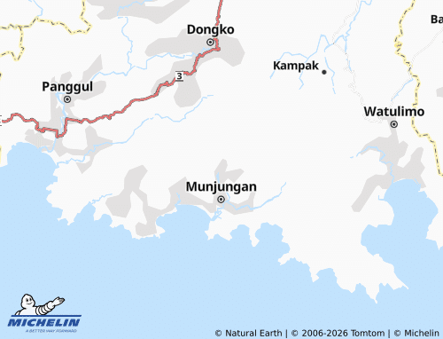 Mapa MICHELIN Karangturi - ViaMichelin