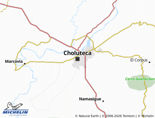 Mappa MICHELIN Choluteca - ViaMichelin