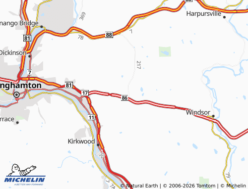 Mapa MICHELIN West Windsor - ViaMichelin