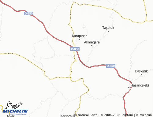 MICHELIN Yeşilkale map - ViaMichelin