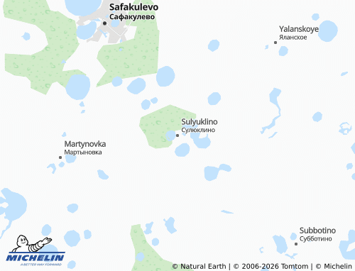 MICHELIN-Landkarte Sulyuklino - ViaMichelin