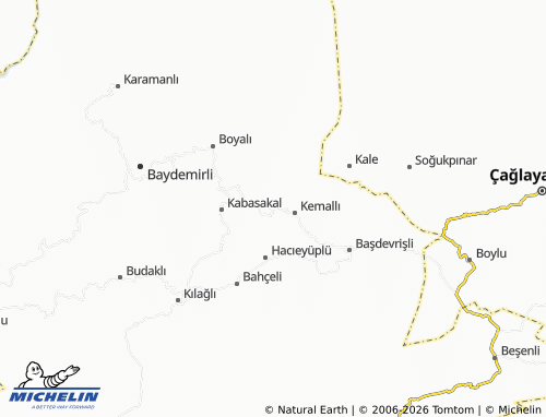Mappa MICHELIN Ağabeyli - ViaMichelin