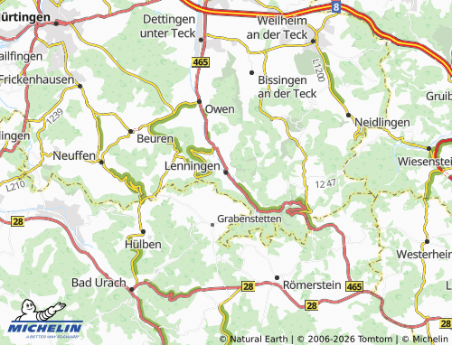 Mapa MICHELIN Lenningen - ViaMichelin