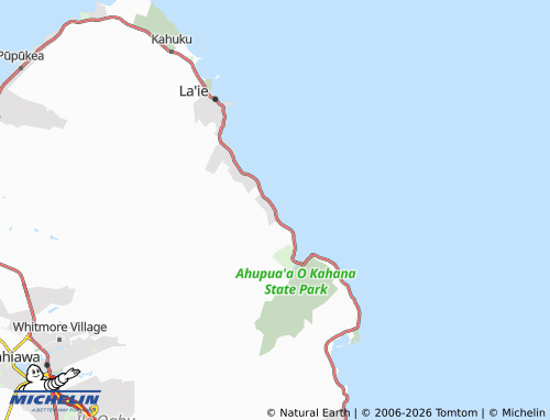 Carte MICHELIN Punalu'u - ViaMichelin